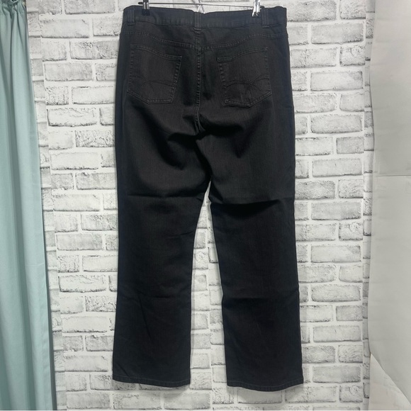 Croft & Barrow Natural Fit High Waist Stretch Black Jeans 16 Average - Picture 2 of 6